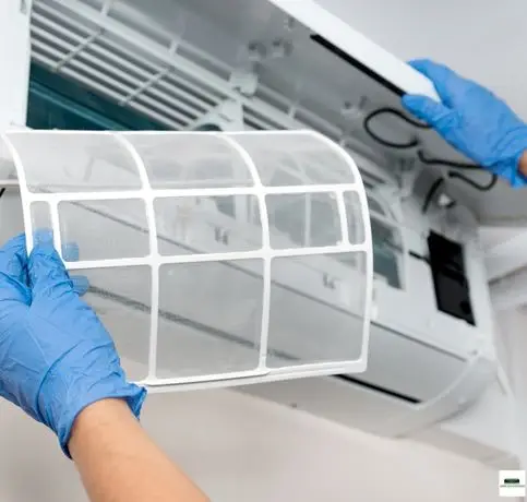 AC filter Cleaning